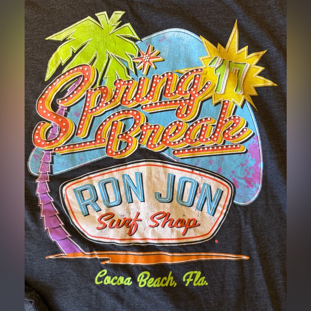 Ron Jon Charcoal Surf Shop Tee
